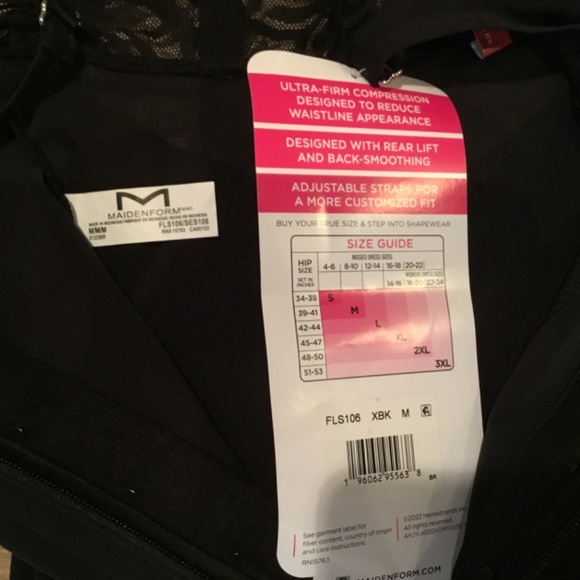 Maidenform Women’s Ultra Sculpts Fajas Colombians Open Bust Romper Shapewear - Picture 7 of 8